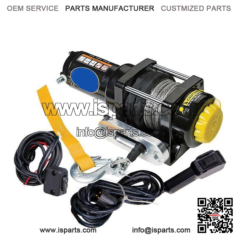 LT4000SR 12V ATV/UTV Winch 4000 LB Capacity With 50' Synthetic Rope