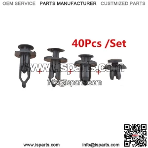 40X Car Body Rivet Push Pin Bumper Fender Retainer Trim Moulding Clips Parts Kit (For: More than one vehicle)