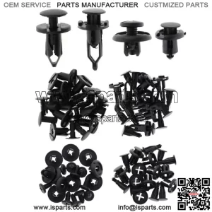 Set of 40 pcs Car Body/Bumper Push Pin Rivet Retainer Trim Moulding Clip Parts (For: More than one vehicle)
