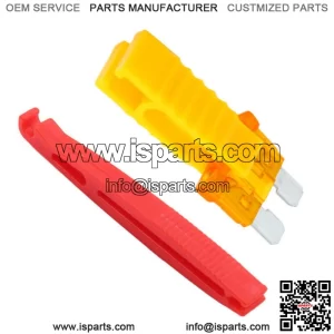 2x Fuse Clips Mini Fuse Puller Extractor Removal Tool Kit Car Parts Accessories (For: More than one vehicle)