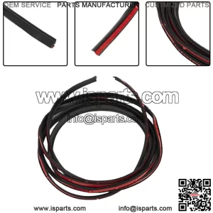 Sealing Strip 5MM*7MM Attachment Car Auto Parts Double-Sided Dustproof (For: More than one vehicle)