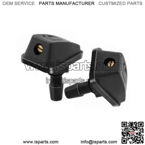 2PCS Car Windscreen Washer Fan-shaped Mist Water Spray Jet Nozzles Parts Set (For: Ford F-150)