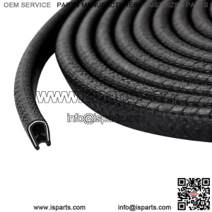 18m Rubber Seal Strip Decoration Car Parts Door Window Push-On Pinch Weld Trim (For: More than one vehicle)