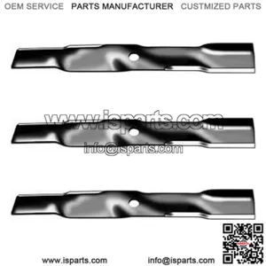 Set Of 3 Blades Replaces JOHN DEERE M113518 OREGON 91-384 PRIME LINE 7-06377