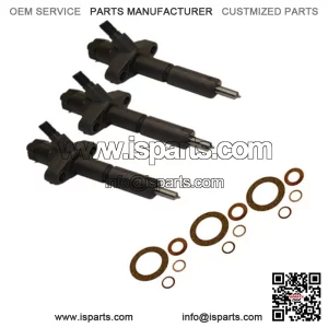 3 Fuel Injectors Fits Ford Diesel Tractor 2310 3120 3150 3190 3310 3400 4110 414