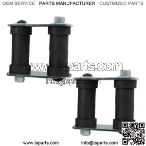 For Camaro Nova Firebird Leaf Spring Rear Shackle Kits Shackles Bushings Kit