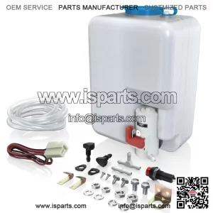 12V Windshield Wiper Motor Washer Reservoir Kit for Polaris RZR Can-Am UTV (Fits: Yamaha Rhino 660)