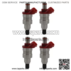 4X Fuel Injector G609-13-250 For Mazda B2600 MPV 2.6L High impedance flow match