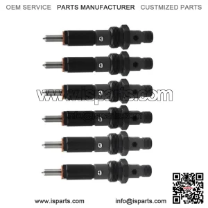 Diesel Fuel Injector Set for 94-98 Dodge Cummins 40-60 HP M14 145 6*14 5.9L