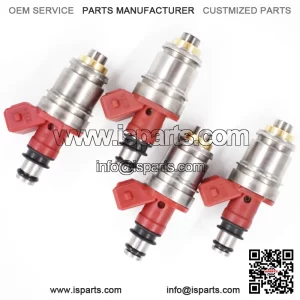 4X Fuel injectors 16600-86G00 For 1990-1994 Nissan D21 1995 Pickup 2.4L 2-Door