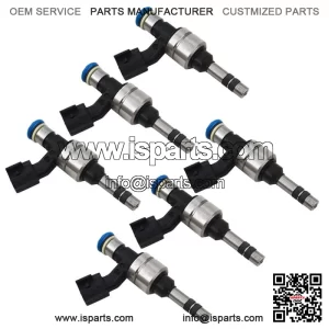 6X Fuel Injectors For GMC Buick LaCrosse Chevrolet Cadillac CTS 3.0L V6