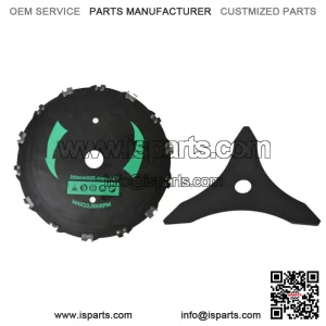 Chainsaw Tooth 9 Inch Brush Blade 3 Teeth Trimmer Weed Eater Blade Trimmer