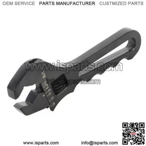3AN-16AN Adjustable Wrench Black Aluminum Tool Spanner for Hose End Fitting