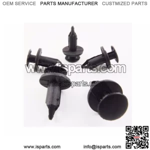 Universal Car Hole Plastic Rivets Fastener Fender Bumper Push Pin Clips 8mm x100