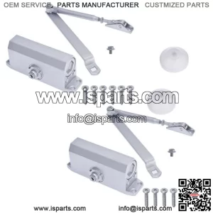 2X 25-45KG Universal Hardware Heavy-Duty Commercial Door Closer Aluminum