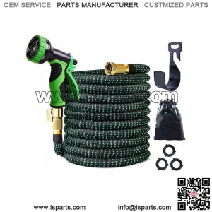 Expandable Flexible Garden Water Hose+Spray Nozzle pothook Leakproof 3X Stronger