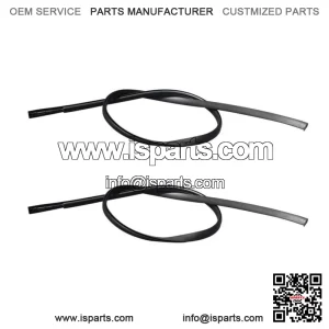 2PCS Roof Strip Trim Molding Sealant Kit Black Fit For 2003-2008 Toyota Corolla