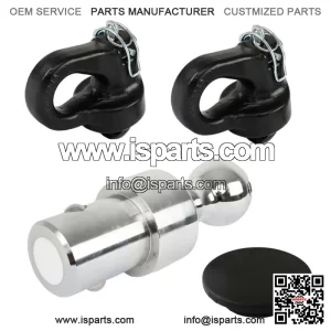 60639 Puck System 2-5/16" Gooseneck Ball & Safety Chain Anchor Kit