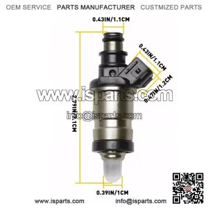 4Pcs  FUEL 06164-P2J-000 INJECTORS Fits For Honda 35096 1.6L 1.8L 2.0L 2.3L