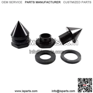 Honda rear window support rod plug (pointed head) # black