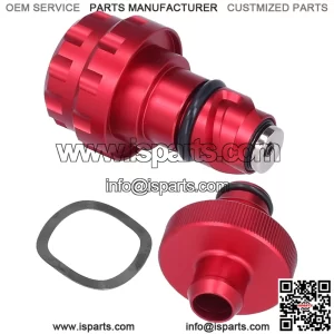 15-21 F150 oil drain # red