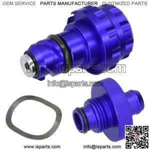 15-21 F150 oil drain #blue
