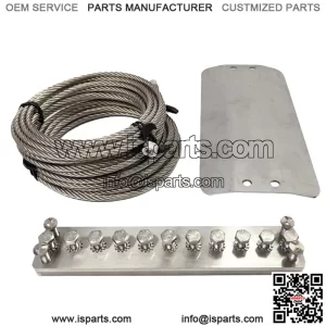 Universal three-way catalytic converter anti-theft protection kit