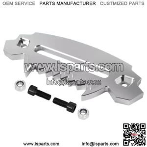 10"aluminum Devil Skull Hawse Fairlead for Synthetic Winch Rope Guide 4x4 Silver