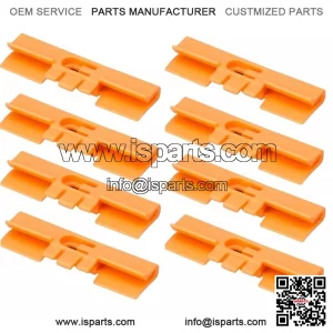 x8 91511SR3003 Honda ACURA INTEGRA Front Windshield Side Molding Clip D Orange