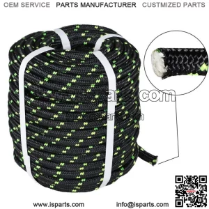 1/2"x200'Double Braid Polyester Rope Sling 5500Lbs Breaking Strength For Rigging