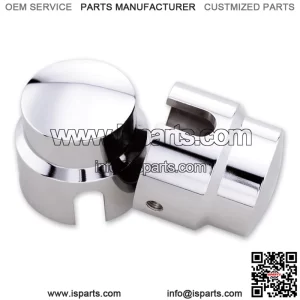 Milwaukee Twins Dome Rear Axle Nut Covers For Harley Softail 1984-2010