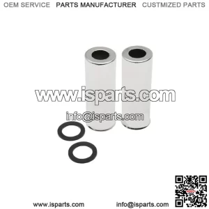 Progressive Chrome 412 Rear Shock Covers For Harley