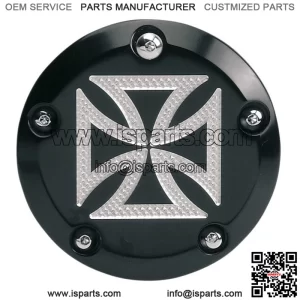 Accutronix Iron Cross 5 Hole Points Cover For Harley Twin Cam 1999-2017