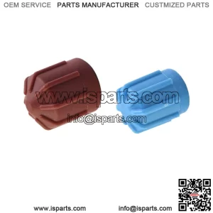 2x Universal Car Parts Air Conditioning A/C Pipeline Valve Core Cap Accessories (For: Ford F-150)