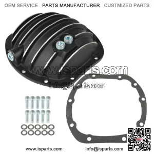 For Jeep Dana 25 27 30 10-Bolt Differential Cover with Gasket & Drain Plug Rear