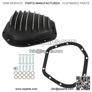 For Dana 60 10-Bolt Rear Aluminum Differential Cover with Gasket Drain Plug