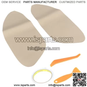 1pair Car Front Door Panels Armrest Cover Beige for Honda Accord Sedan 2008-12