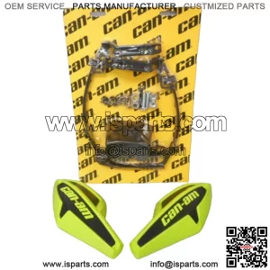 Can-Am MANTA GREEN Wind Deflector Hand Guard Kit w/ Mounting Kit Wrap Around