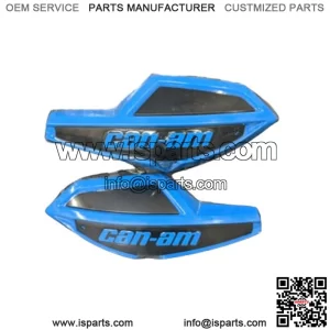 Can-Am Outlander Renegade Octane Blue Handlebar Wind Deflector Pair 715003814