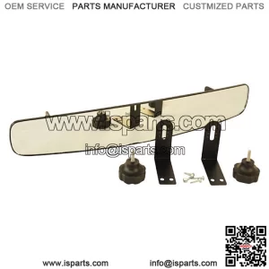 Golf Cart Panoramic Rear View Mirror 16.5 Inch Extra Wide for EZGO Club Car Yamaha