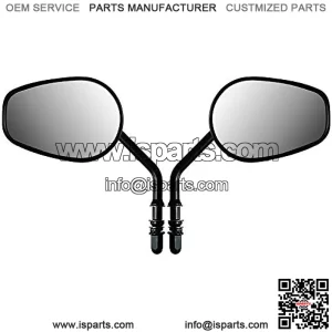 Enoch Motorcycle Mirrors Rear View Side Mirror 360 Degree Adjustment Compatible with Harley Davidson FLHTC FLHT FLHR FLSTF FLSTN FLSTC FLTRU FXDB FXDF Road King Sportster Street Electra Dyna Softail