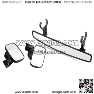 For Kawasaki Mule 3000 3010 4000 4010 UTV Rear-View Wide Center Side Mirrors Set