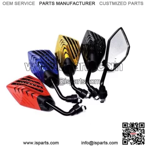 For Yamaha V Star 650 XVS650 250 1100 Pair Motorcycle Rear View Wing Mirror