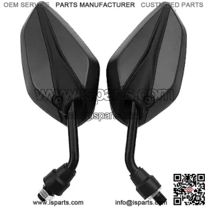 motorcycle mirror 1 Pair 10mm Motorcycle Rearview Side Mirror For Suzuki For Hon&da For Yama&ha For Kawasaki Side Mirrors (Color : 3)