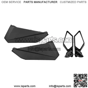 Lower Door Panel Inserts Rear View Side Mirrors For Can-Am Maverick X3 R 17-23