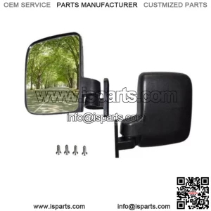 Golf Cart Side Mirrors Rear View Mirrors EZGO Club Car Yamaha ATV
