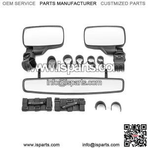 Rear Side View Center Mirror W/Handles For Kawasaki Teryx KRX 1000 Teryx 750 800 (For: More than one vehicle)