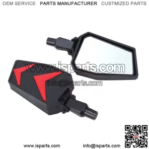UTV Adjustable Rear View Mirrors 1.75" Bar For Polaris RZR Ranger 800 900 1000 (For: More than one vehicle)