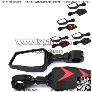 1.75" UTV Side View Mirrors For 2020 Polaris RZR PRO XP Honda Talon 1000R 1000X (For: More than one vehicle)