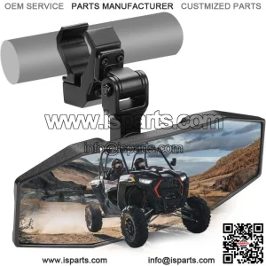 UTV Rear Center View Mirror For 1.5"-2" Polaris RZR Pioneer Talon Kawasaki Teryx (For: More than one vehicle)